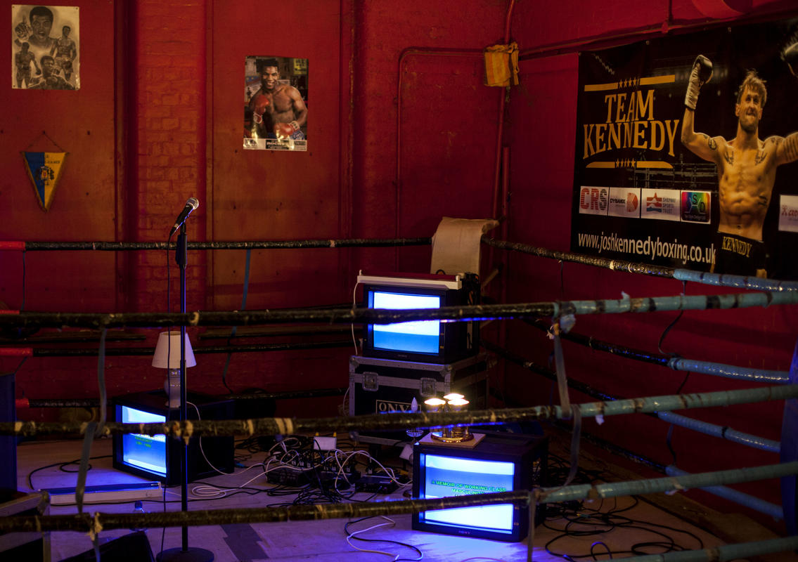 Photograph from Bravado - lighting design by Marty Langthorne