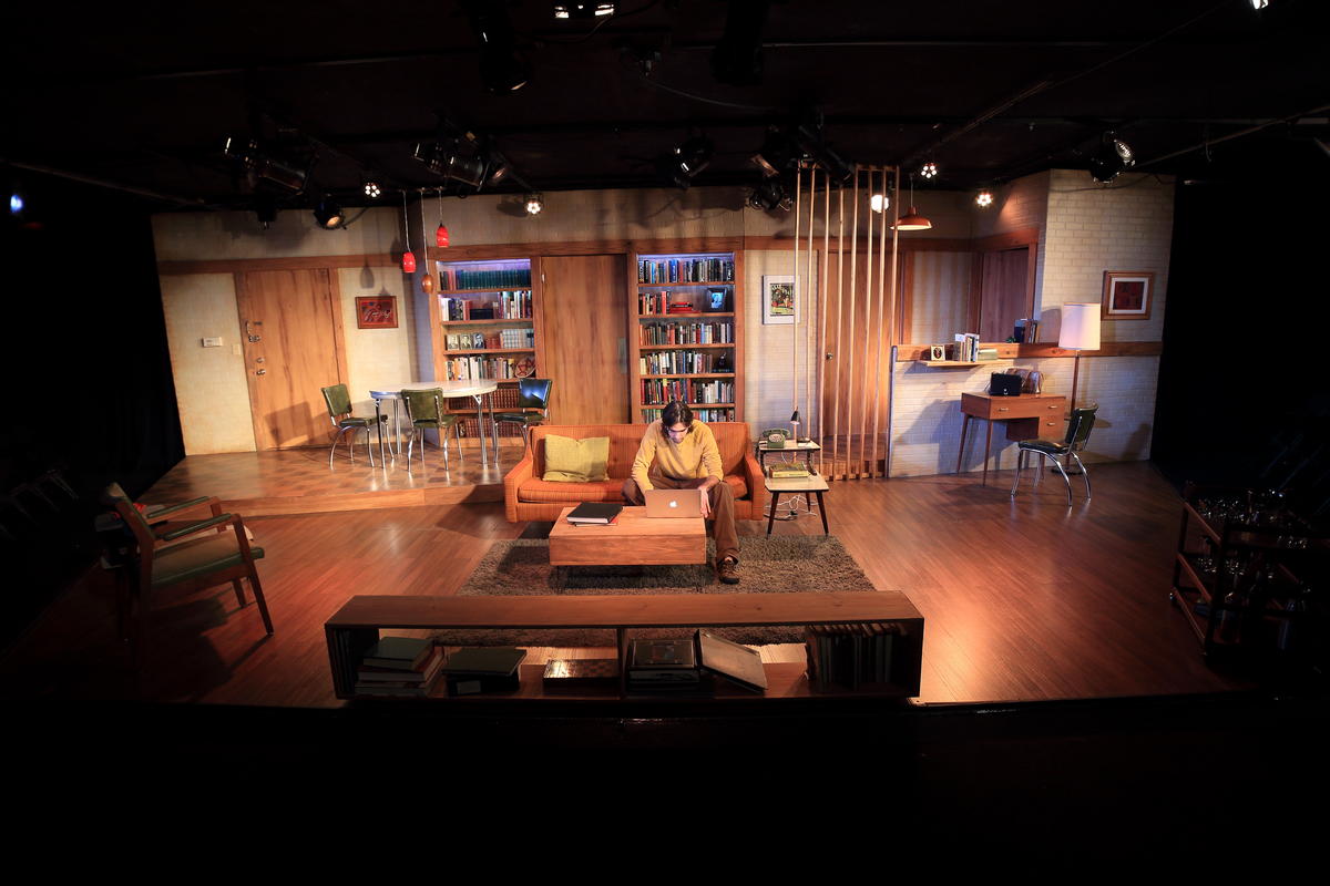 Photograph from 4000 MILES - lighting design by Wally Eastland