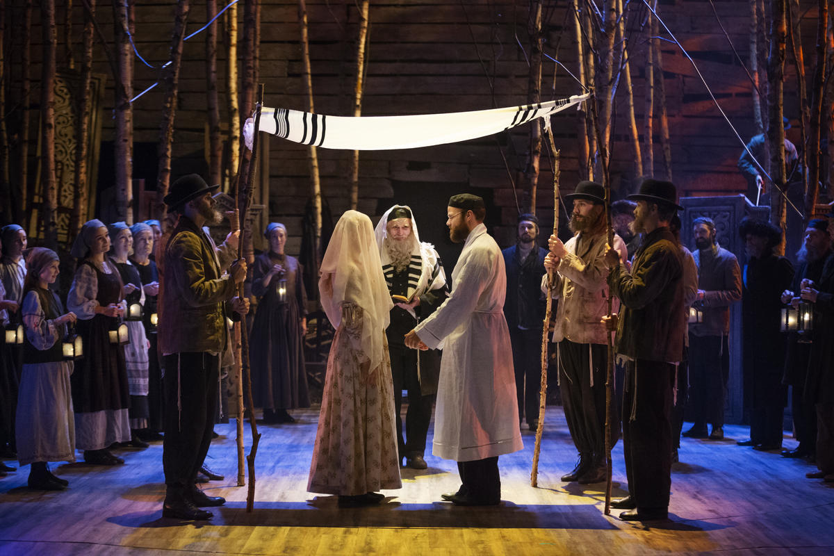 Photograph from Fiddler on the Roof (Danish Translation) - lighting design by David Howe