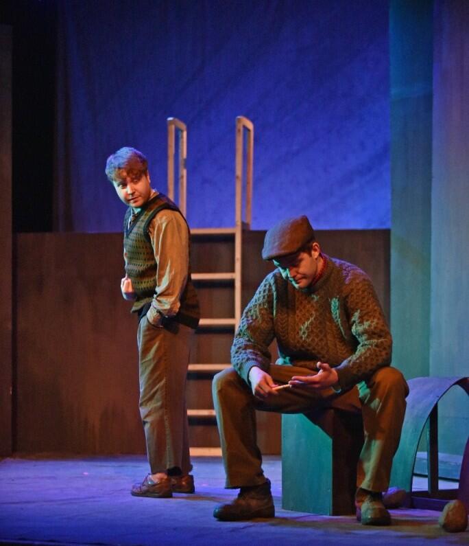 Photograph from The Cripple of Inishmaan - lighting design by James McFetridge