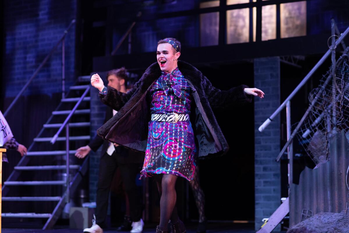 Photograph from Rent - lighting design by JimmiRichardson