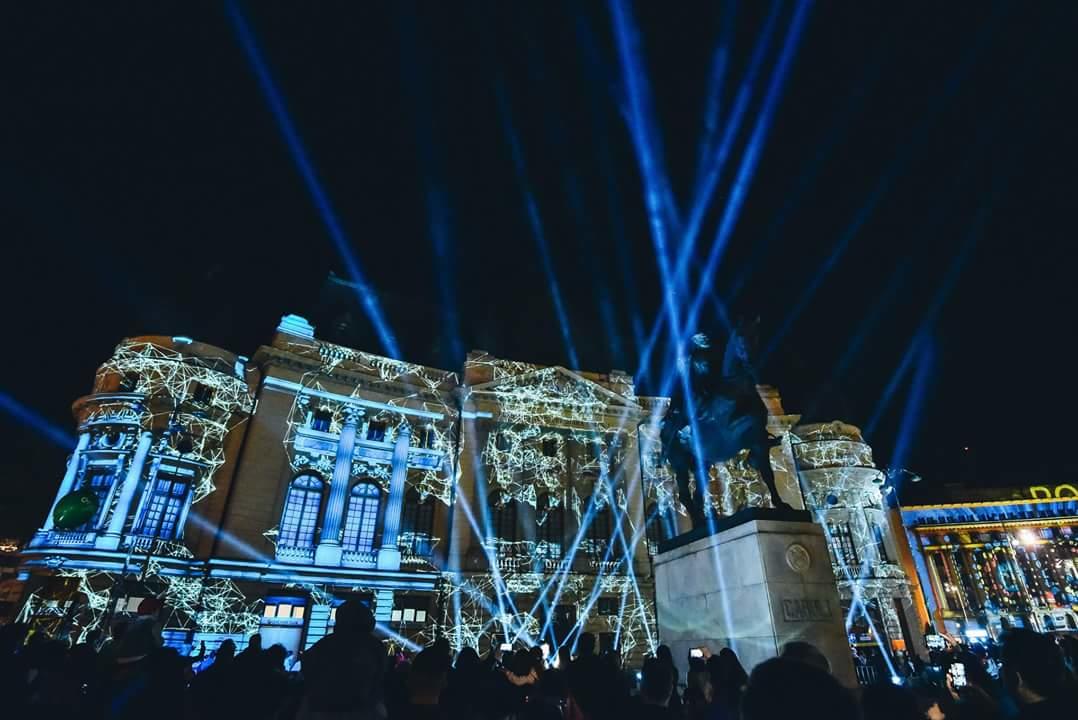 Photograph from SPOTLIGHT Bucharest Festival of lights - lighting design by alinpopa