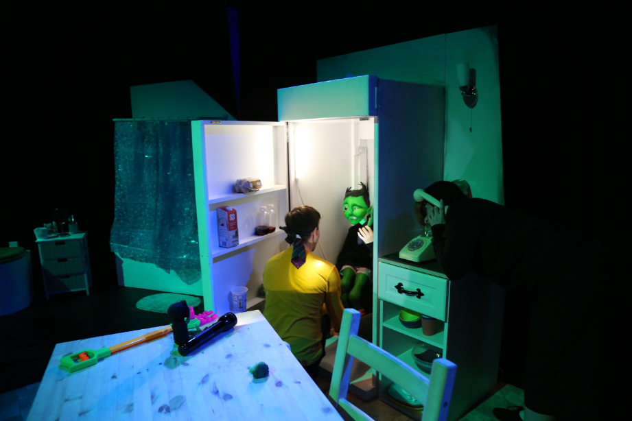 Photograph from Invisible Me - lighting design by Claire Childs