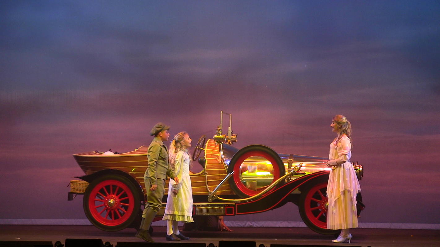 Photograph from Chitty Chitty Bang Bang - lighting design by Pete Watts