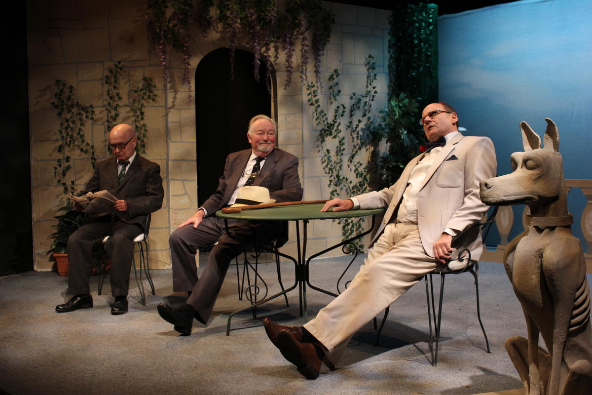 Photograph from Heroes - lighting design by Alastair Griffith