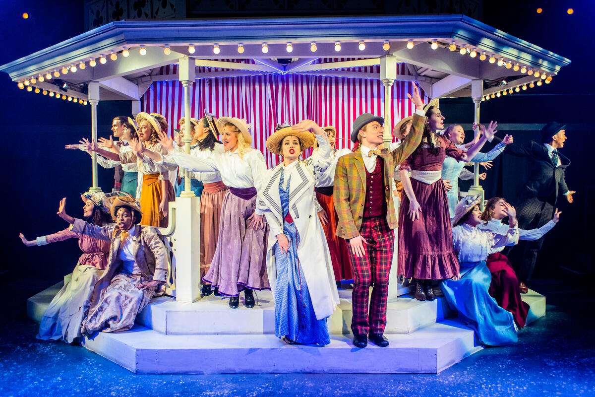 Photograph from Hello Dolly - lighting design by Christopher Mould