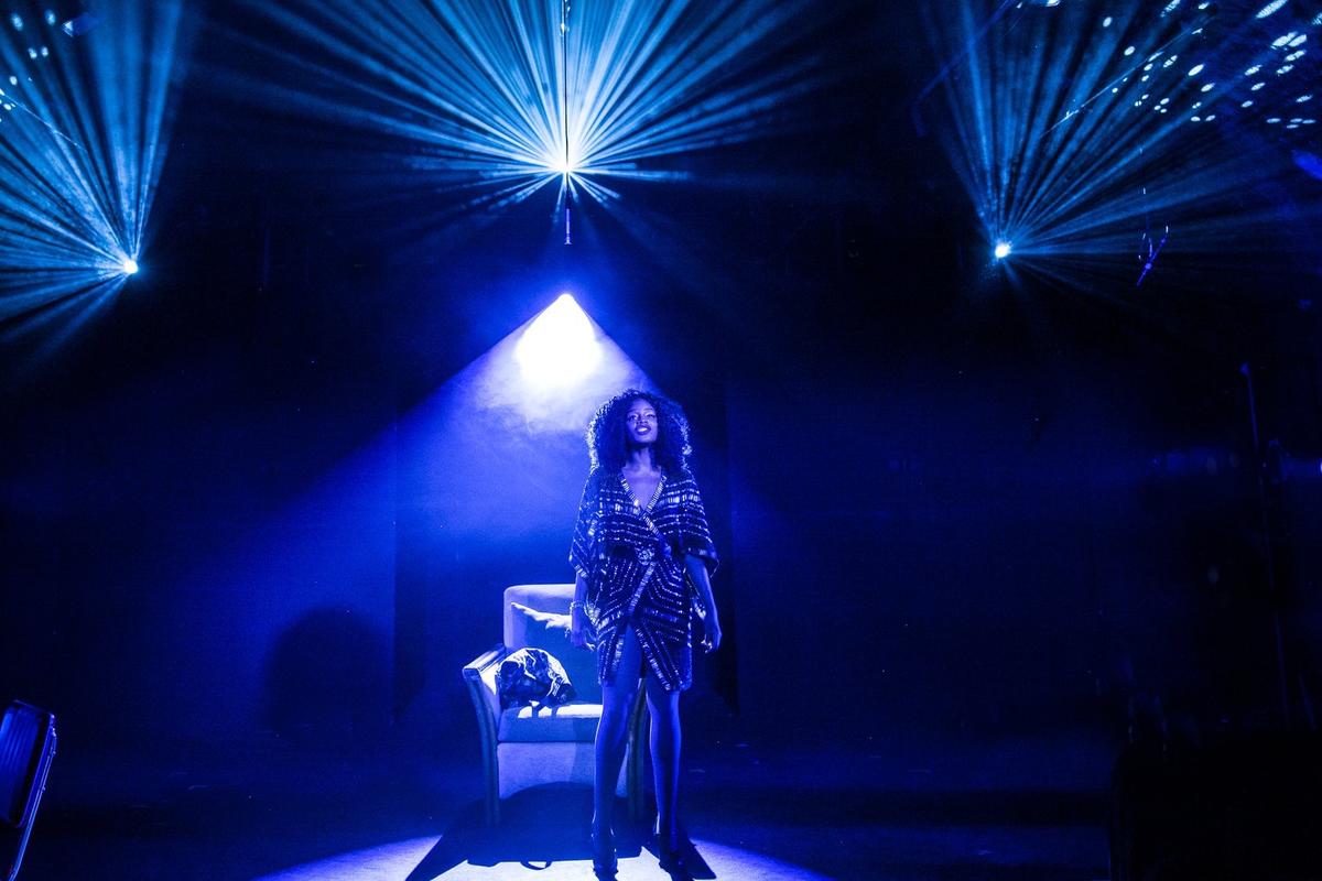 Photograph from Sister Act the Musical - lighting design by Joseph Ed Thomas