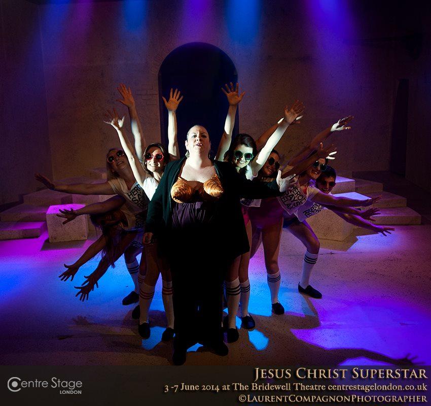 Photograph from Jesus Christ Superstar - lighting design by Max Blackman