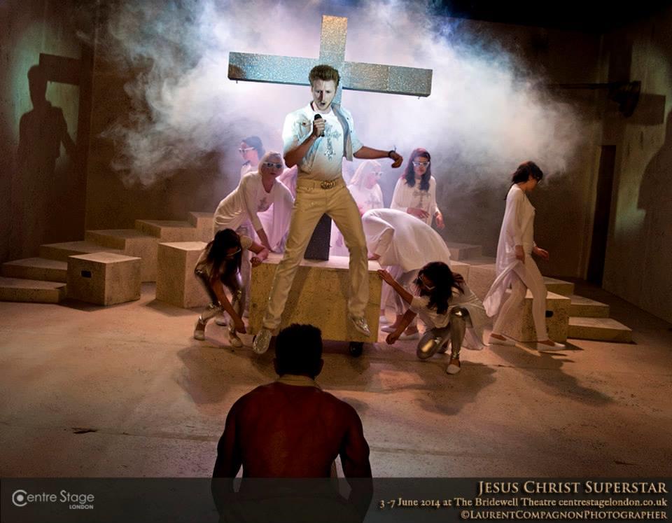 Photograph from Jesus Christ Superstar - lighting design by Max Blackman