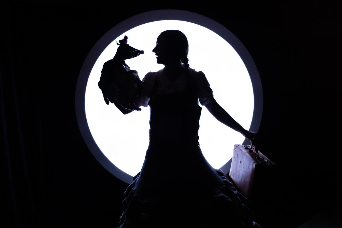 Photograph from Midnight Mole - lighting design by Will Burgher