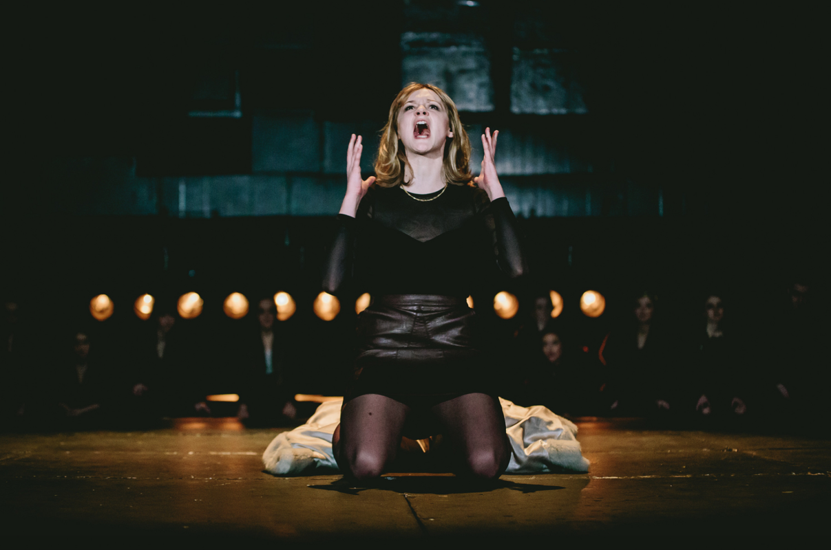 Photograph from Classic Texts - Macbeth - lighting design by Sophie Bailey