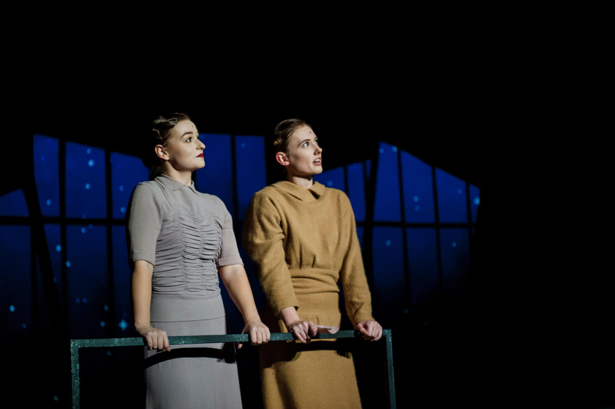 Photograph from Mack and Mabel - lighting design by Sophie Bailey