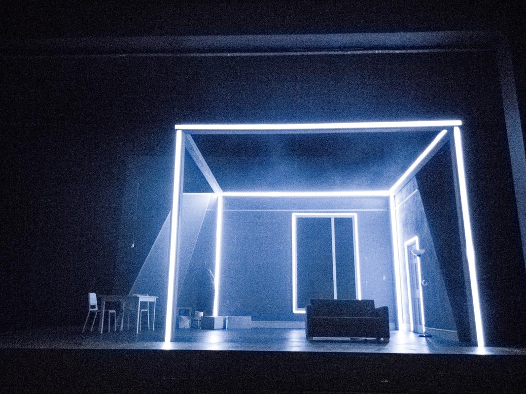 Photograph from Hedda - lighting design by Edward Saunders