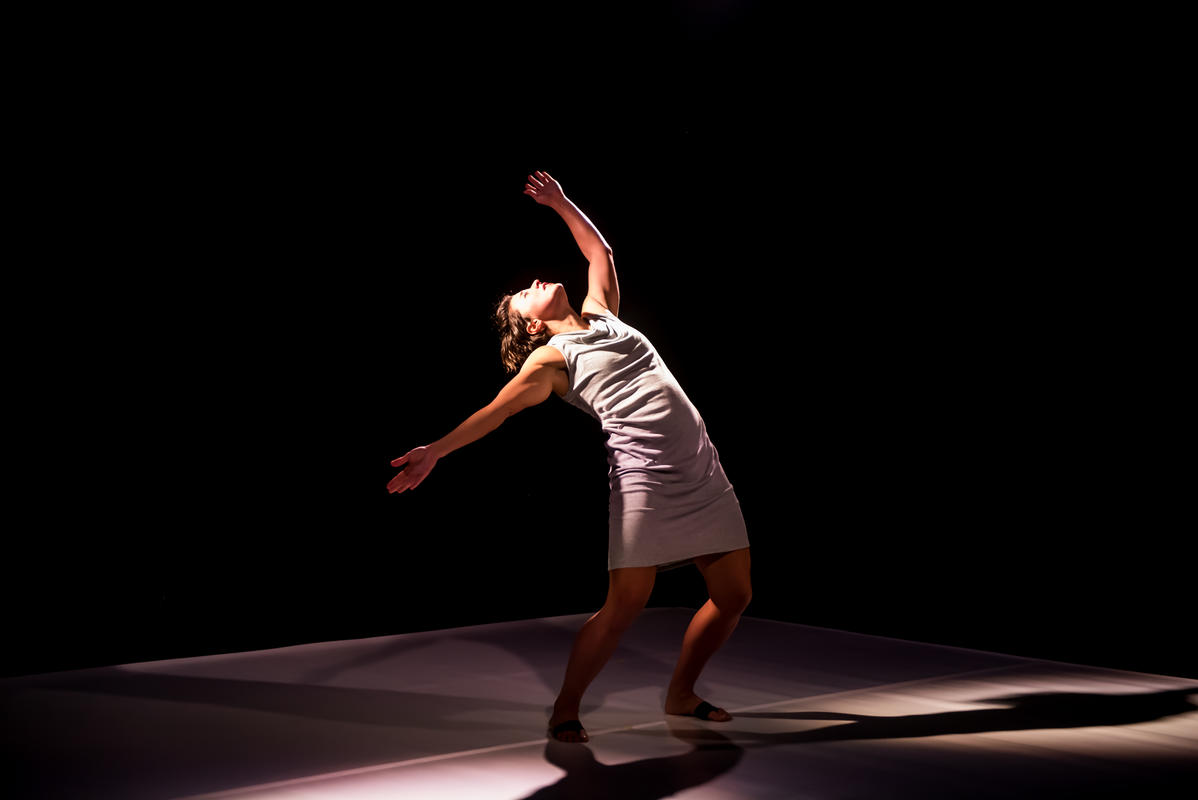 Photograph from PUSH - lighting design by Claire Childs