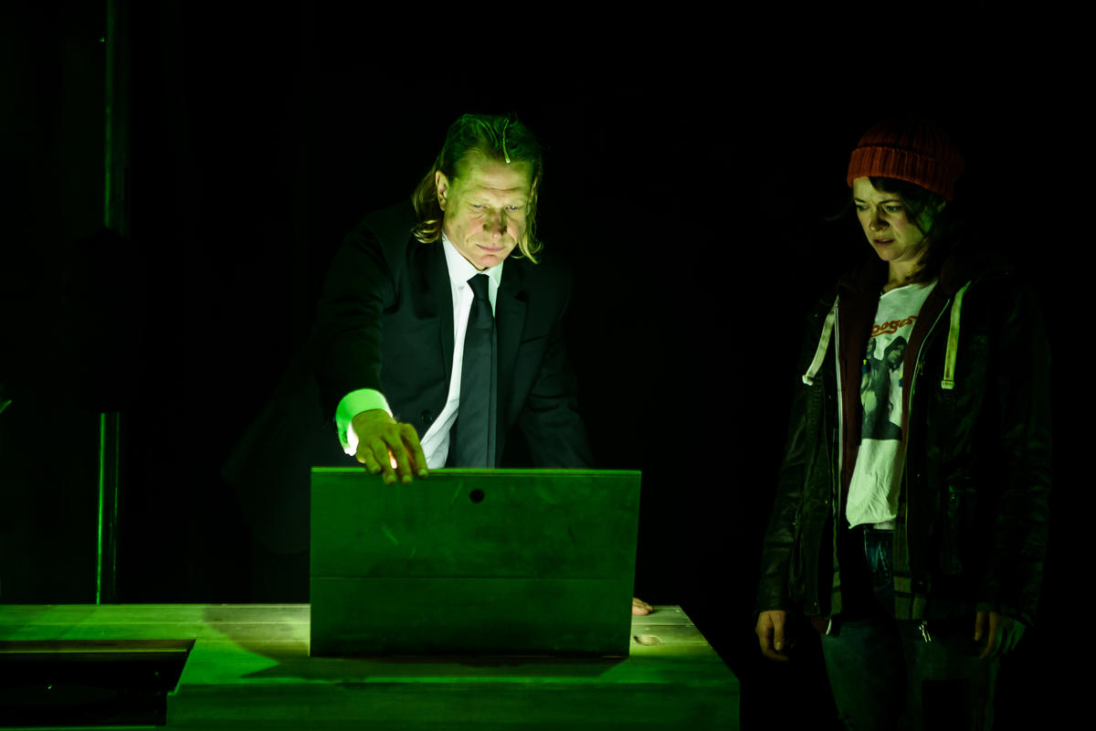 Photograph from The Noise - lighting design by Katharine Williams