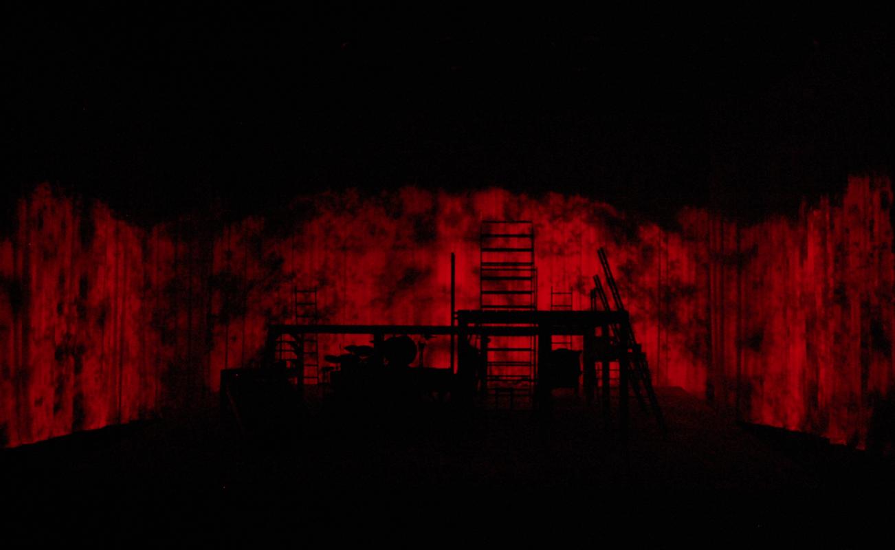 Photograph from Jane Eyre - lighting design by Aideen Malone