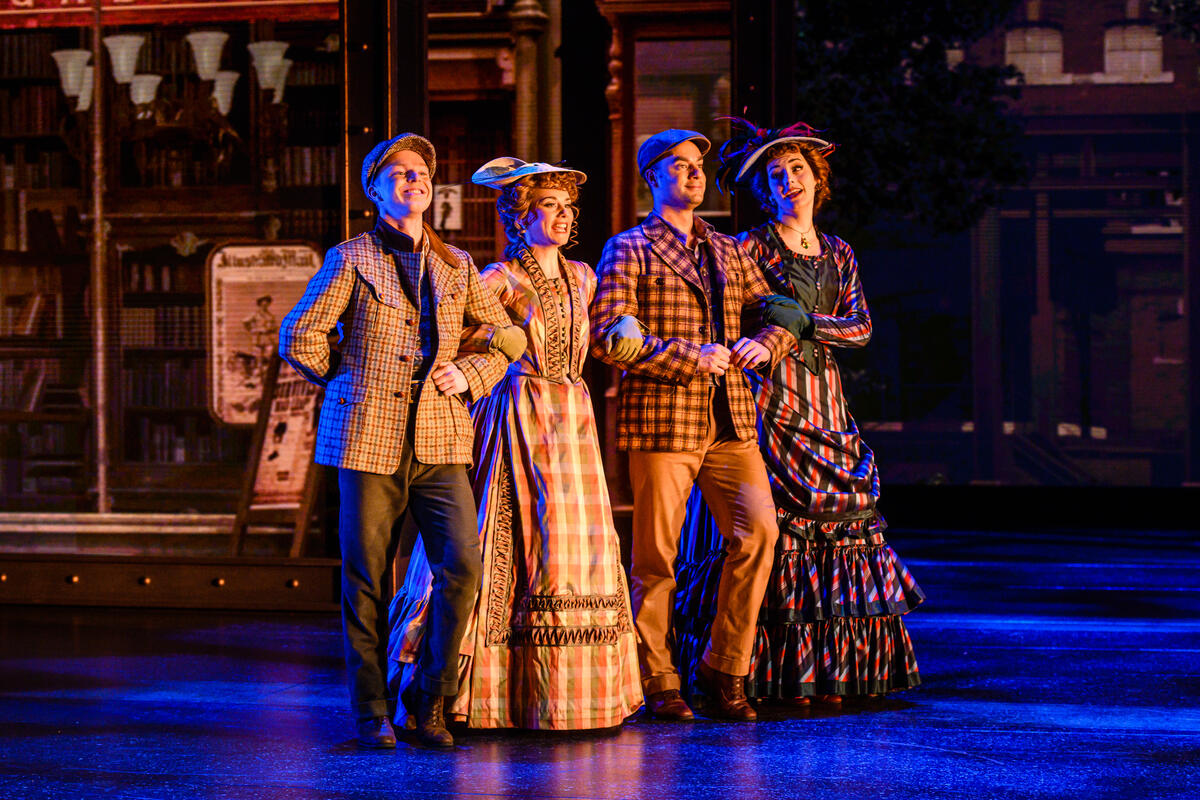 Photograph from Hello Dolly! - lighting design by Andrew Voller
