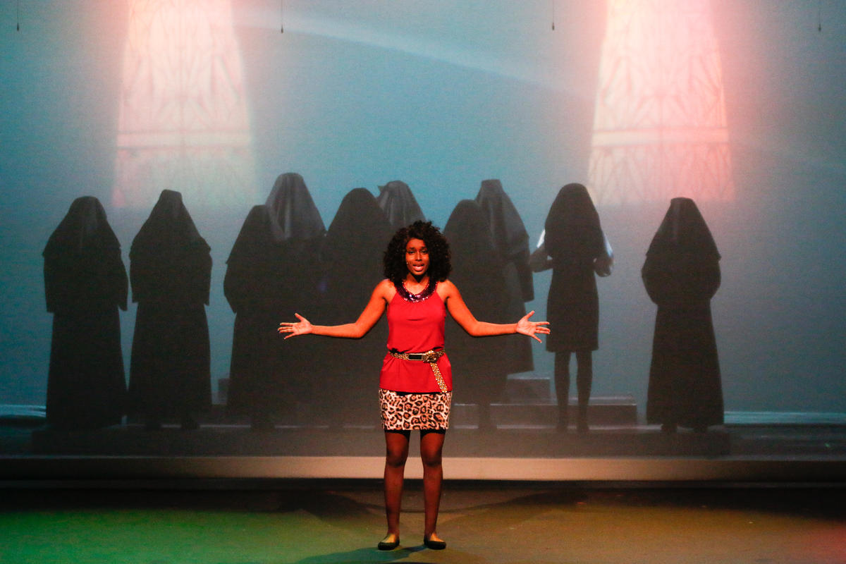 Photograph from Sister Act - lighting design by Wally Eastland