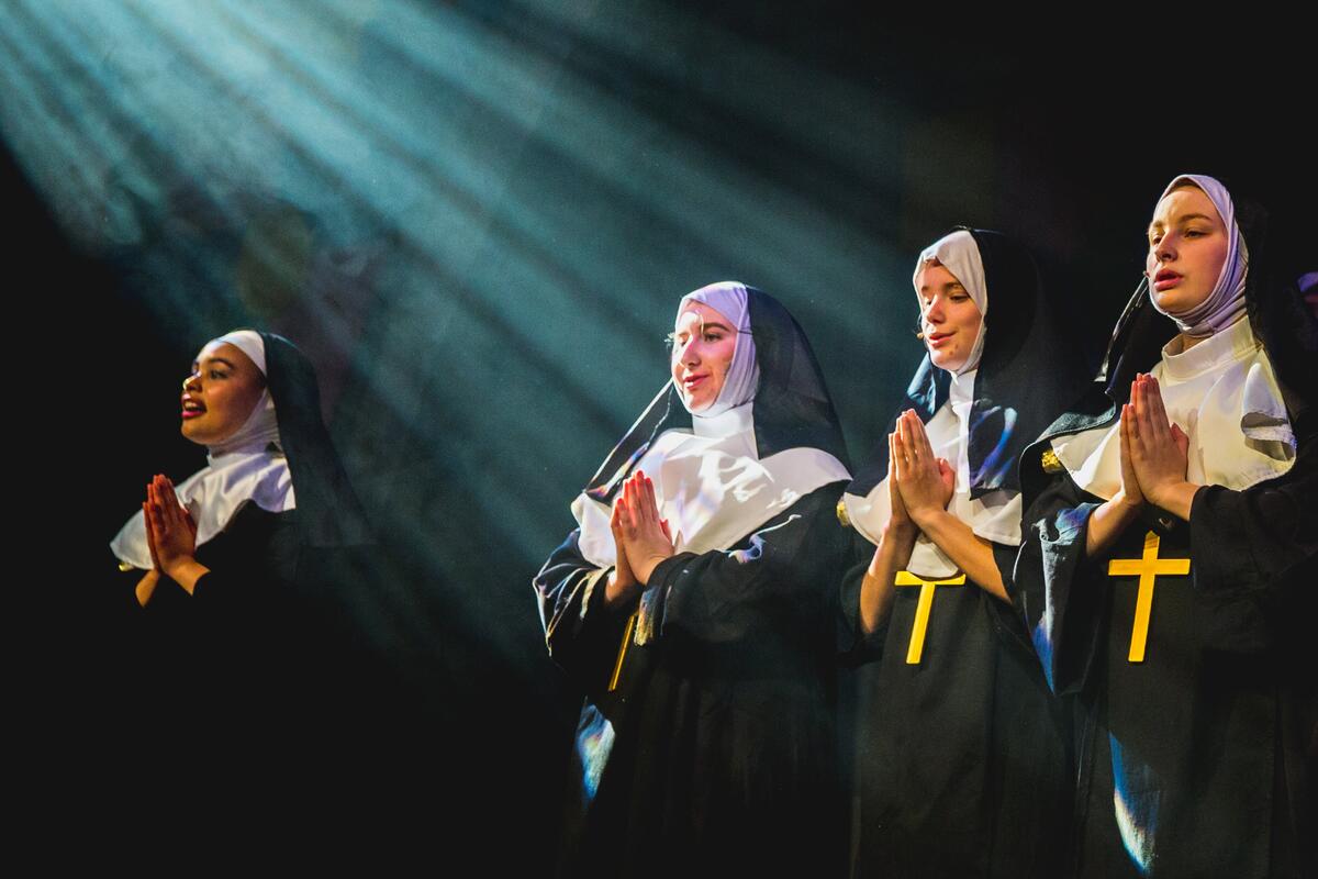 Photograph from Sister Act the Musical - lighting design by oliverh57