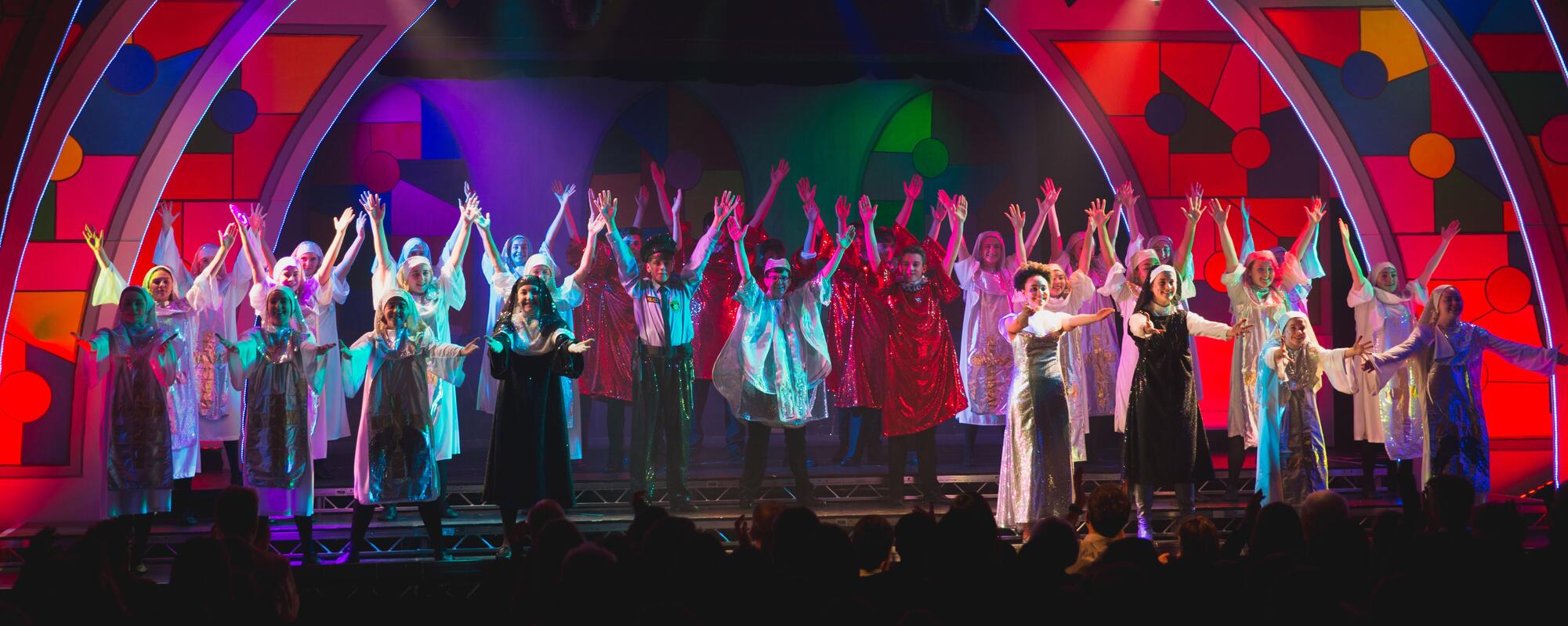 Photograph from Sister Act the Musical - lighting design by oliverh57