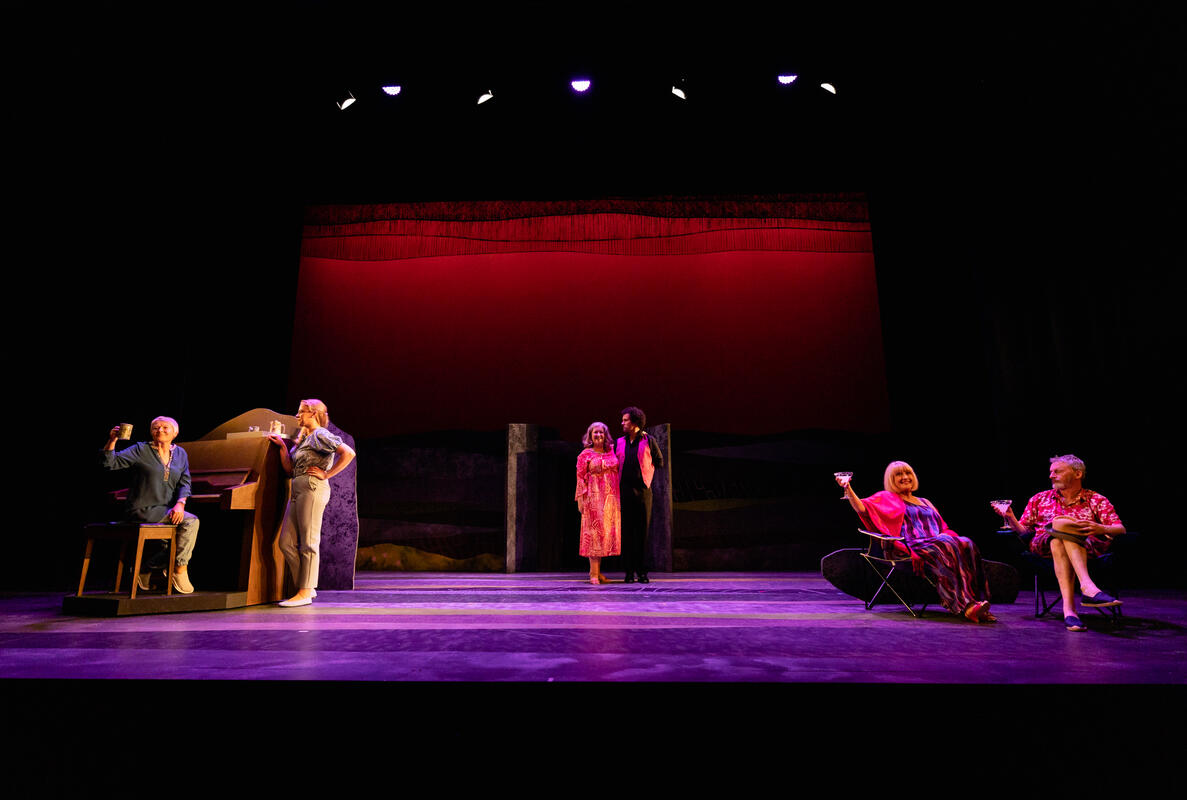 Photograph from The Gap Year - lighting design by James McFetridge