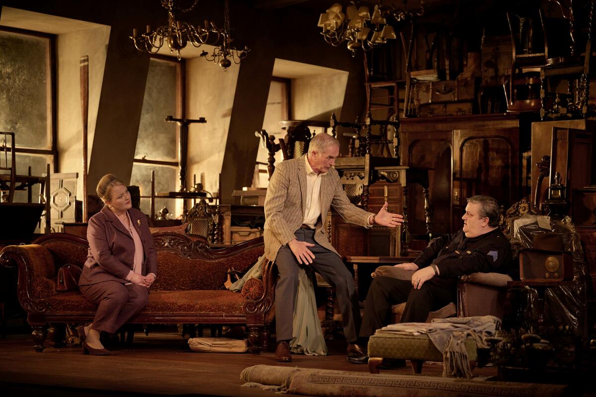 Photograph from The Price - lighting design by James McFetridge