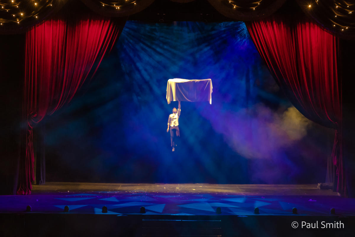 Photograph from The Illusionists 1903 - lighting design by Paul Smith
