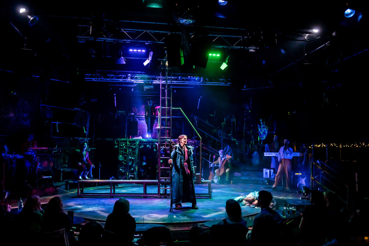 Photograph from Tempest - lighting design by Sherry Coenen