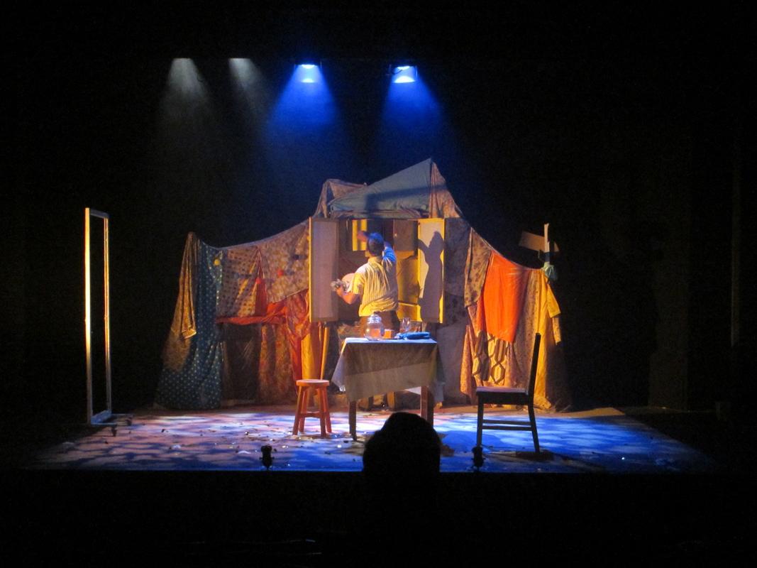 Photograph from The Bear By Raymond Briggs - lighting design by Tom White