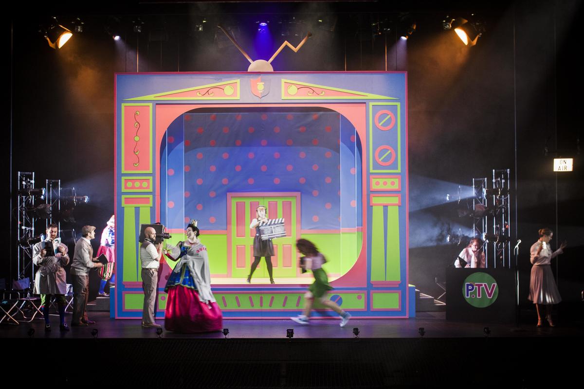 Photograph from The Princess and the Pea - lighting design by Peter Darby