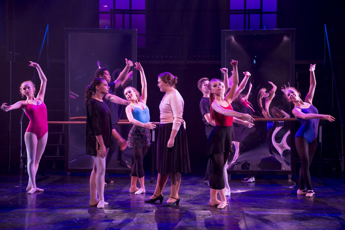 Photograph from FAME! - lighting design by Jonathan Haynes
