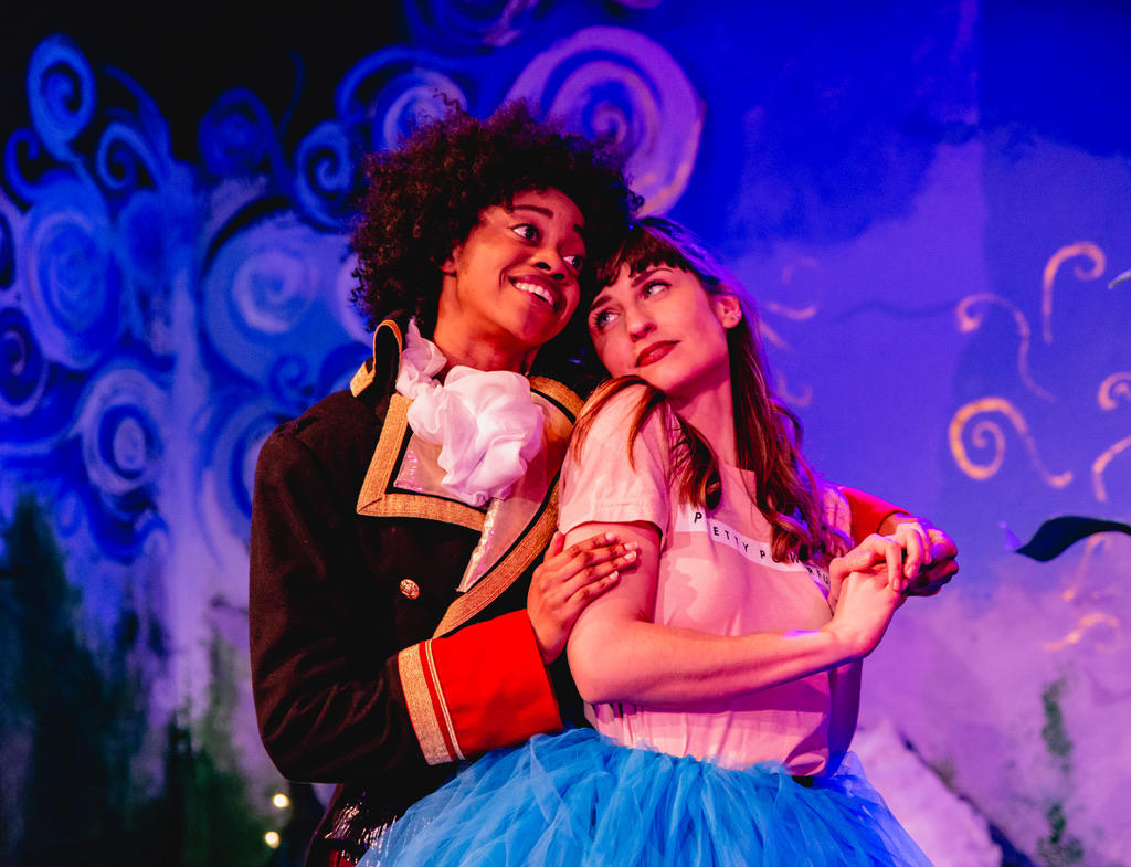 Photograph from Cinderella and the Beanstalk - lighting design by Ali Hunter