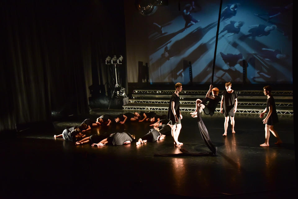 Photograph from We Raise You Up - lighting design by Martin Putman