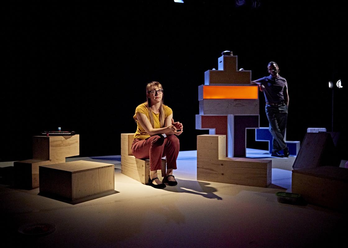 Photograph from The Terrible Things I&#039;ve Done - lighting design by Katy Morison
