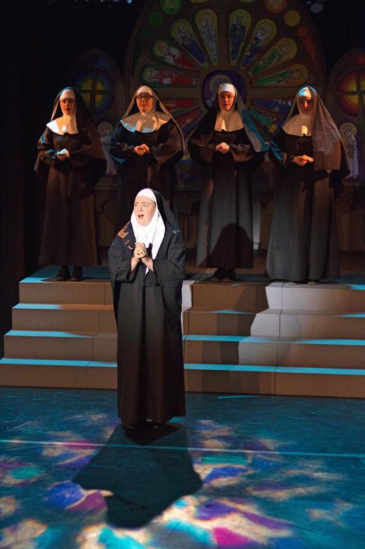Photograph from Sister Act the Musical - lighting design by EllieBookham