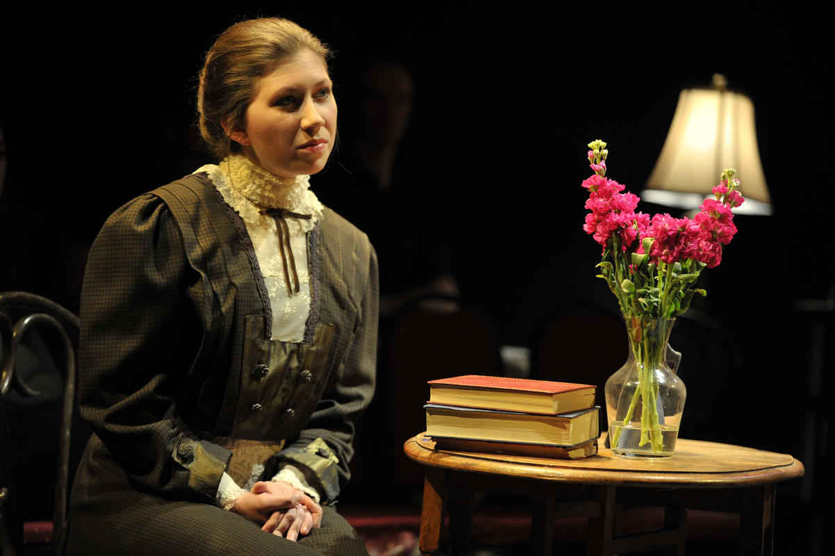 Photograph from Blue Stockings - lighting design by James Price