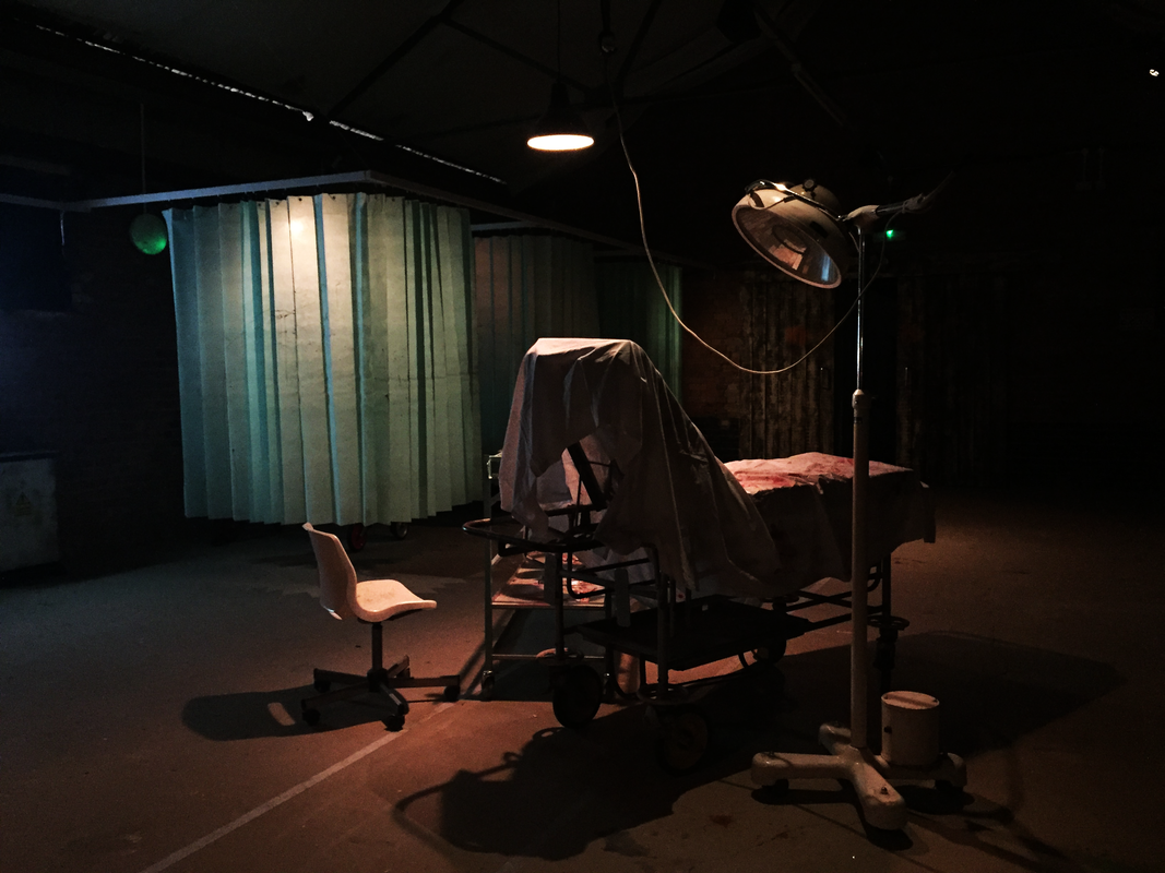 Photograph from Virtually Dead - lighting design by Seb Blaber