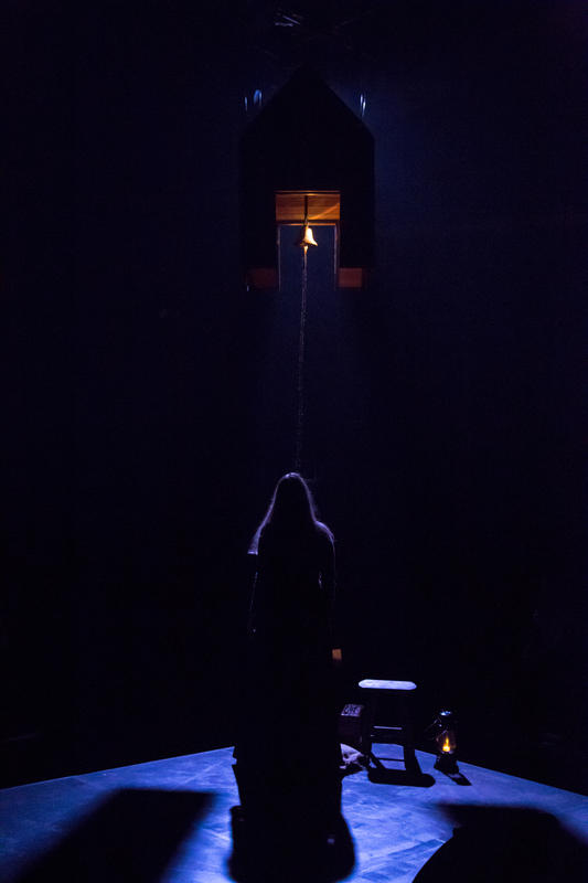 Photograph from The Crucible - lighting design by Manuel Garrido Freire