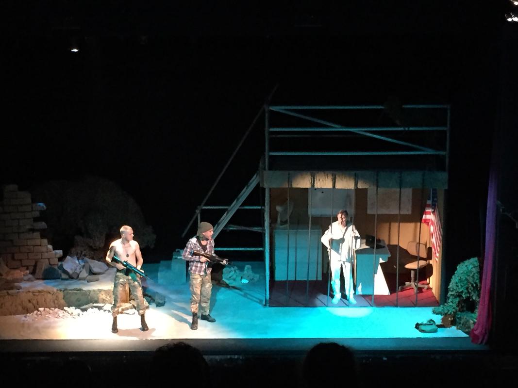 Photograph from Bengal Tiger at the Baghdad Zoo - lighting design by Nigel Pereira