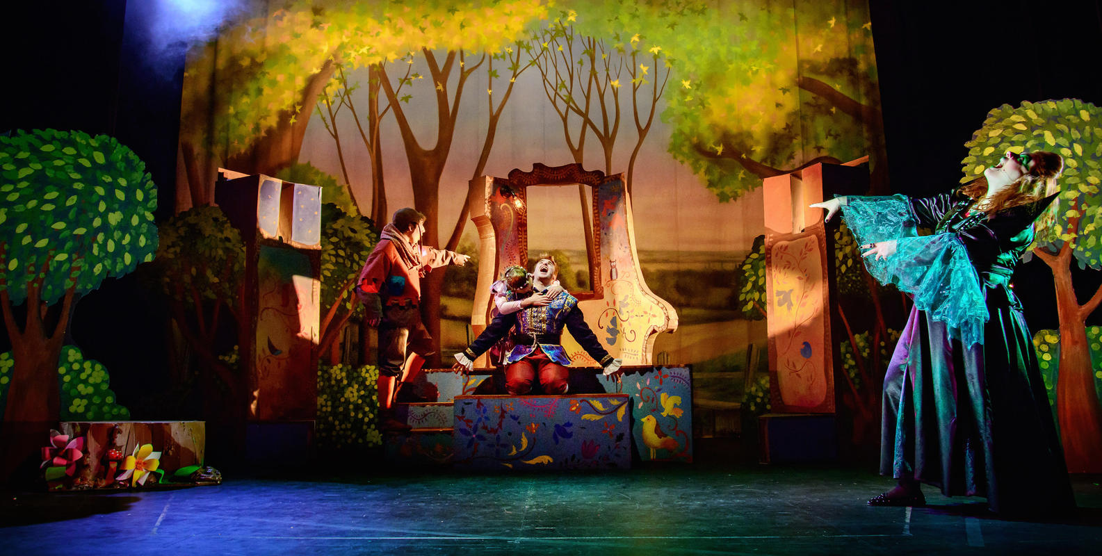 Photograph from Rapunzel The Musical - lighting design by George Bach