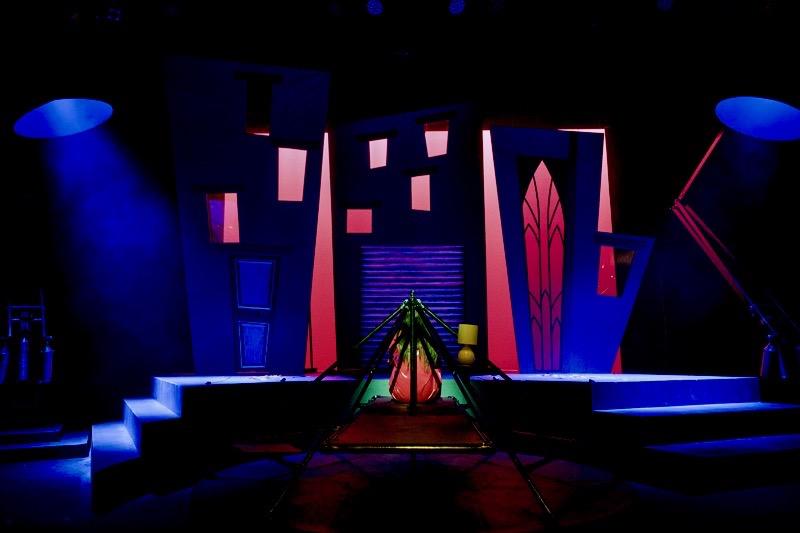 Photograph from Lion in the Streets - lighting design by Michael Clay