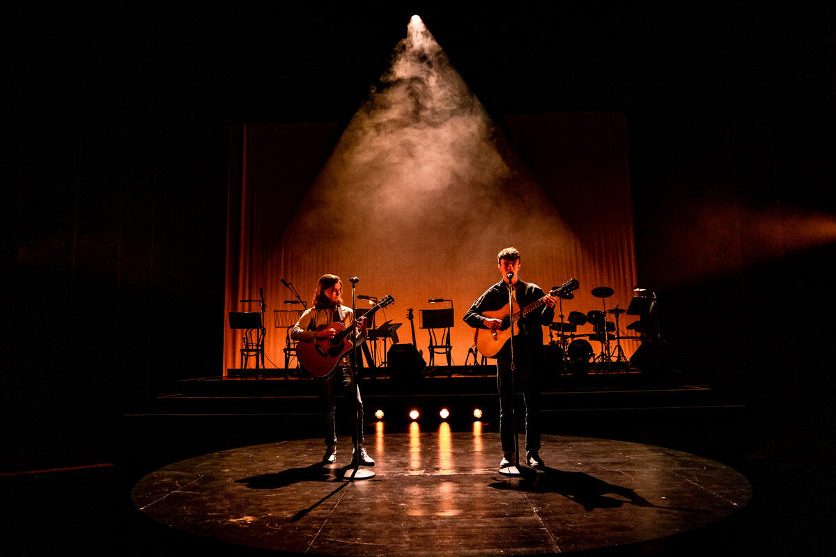 Photograph from Music Concert 2019 - lighting design by Christopher Mould