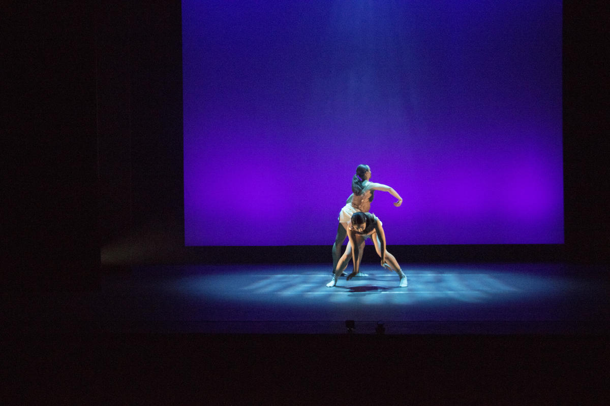 Photograph from Duality (RADA &amp; RAMBERT Dance Project) - lighting design by JacobGowler
