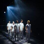 Photograph from Frankenstein - lighting design by Clare O’Donoghue