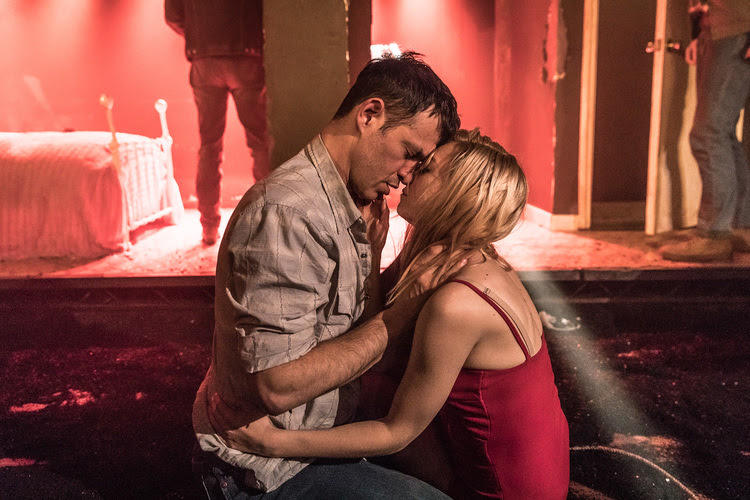 Photograph from Fool for Love - lighting design by Elliot Griggs