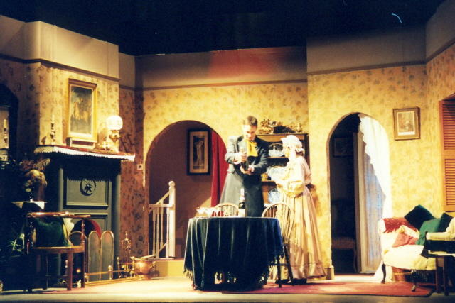 Photograph from Thérèse Raquin - lighting design by Kevin Allen