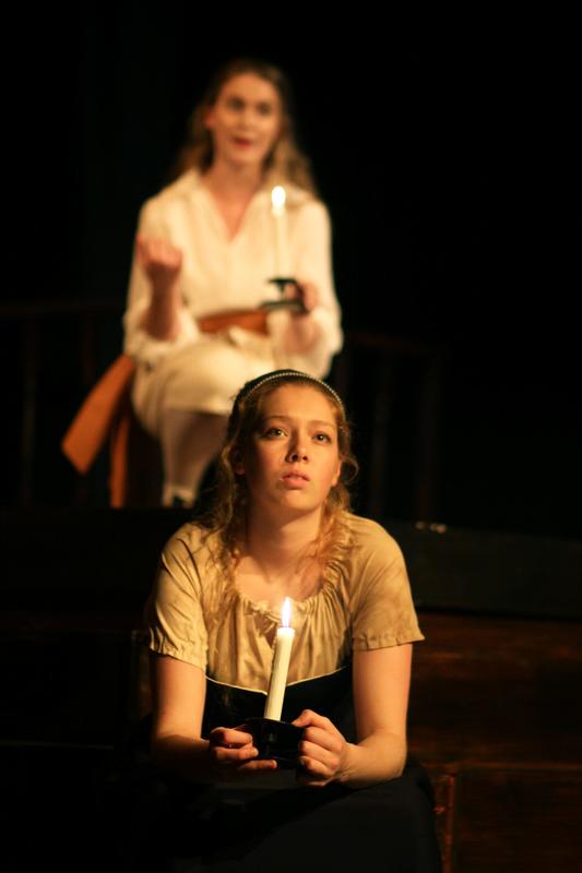 Photograph from The Glove Thief - lighting design by Jack Wills