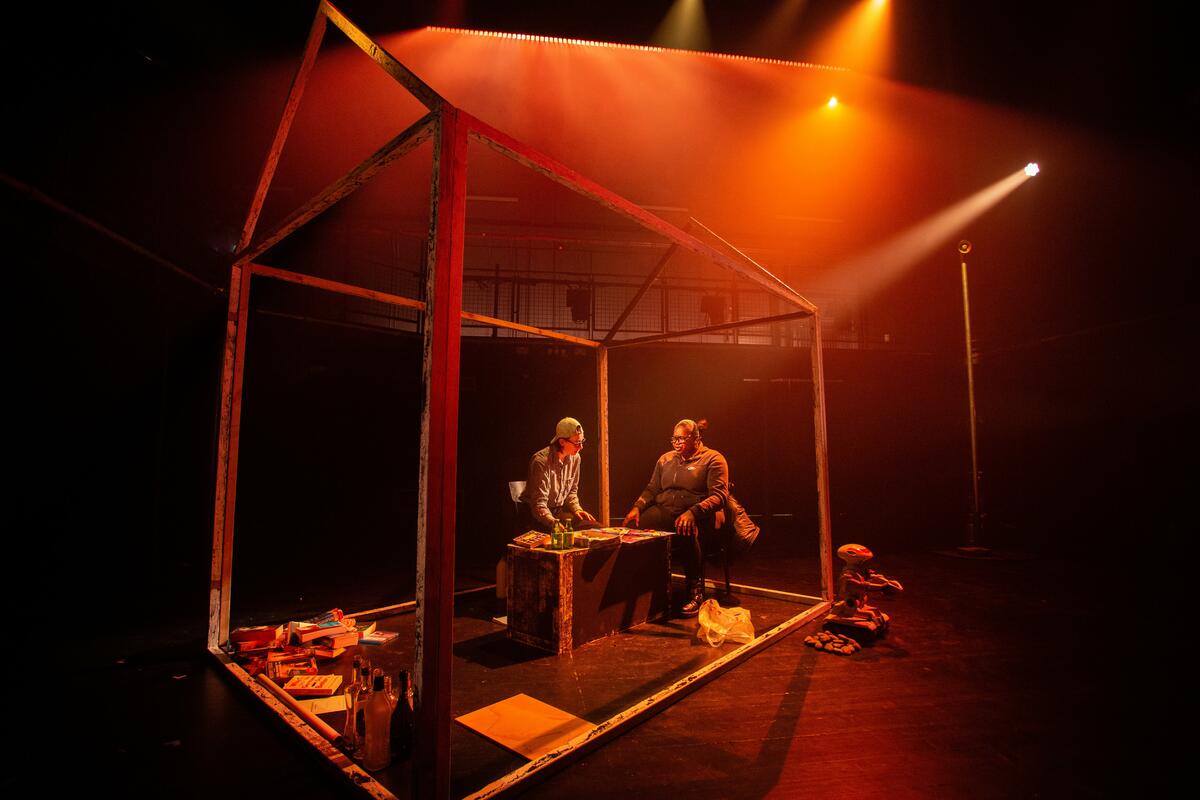 Photograph from Air Time - lighting design by alexforey