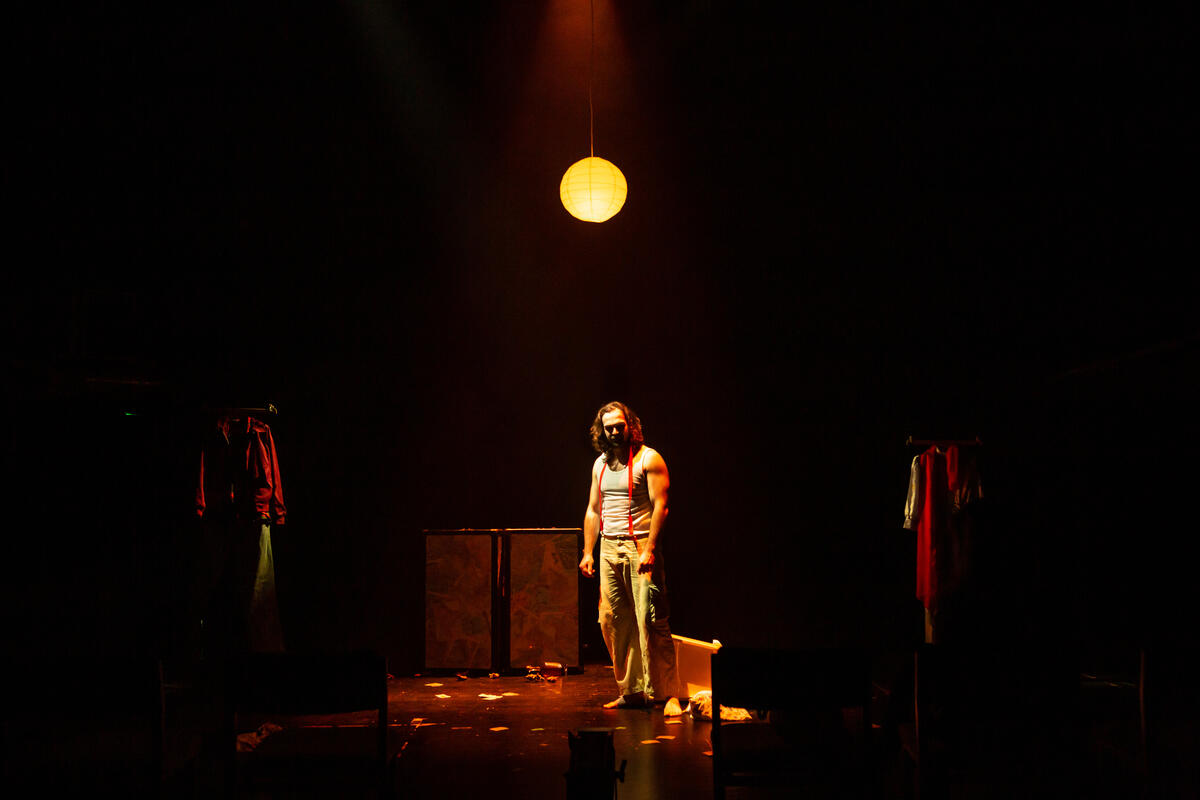 Photograph from Honey Badger - lighting design by alexforey
