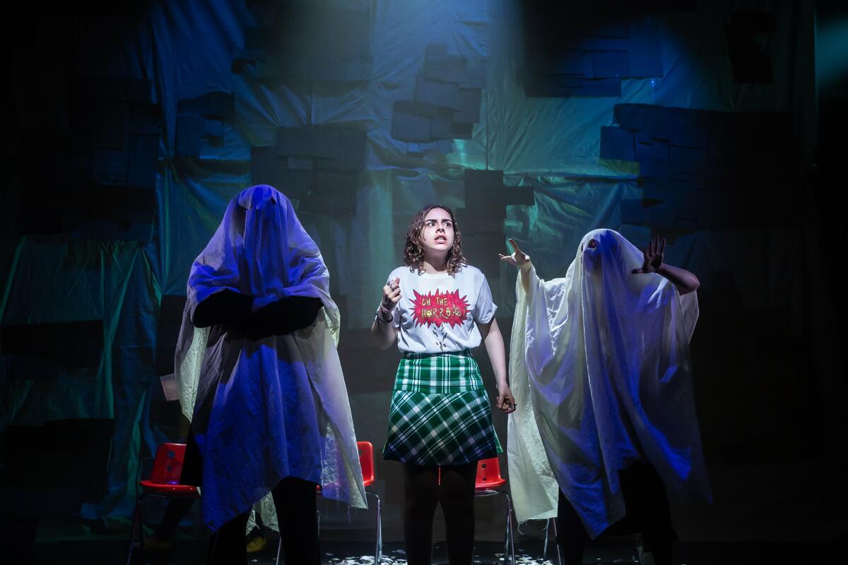 Photograph from Oh The Horror! - lighting design by alexforey